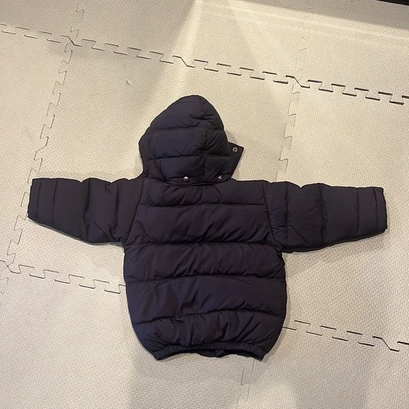 Boys Navy Ralph Lauren puffer jacket